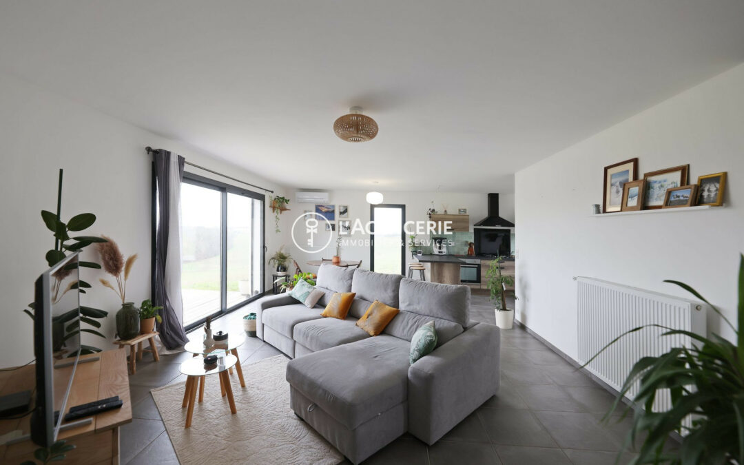 Maison T4 90 m² avec jardin et vue dégagée