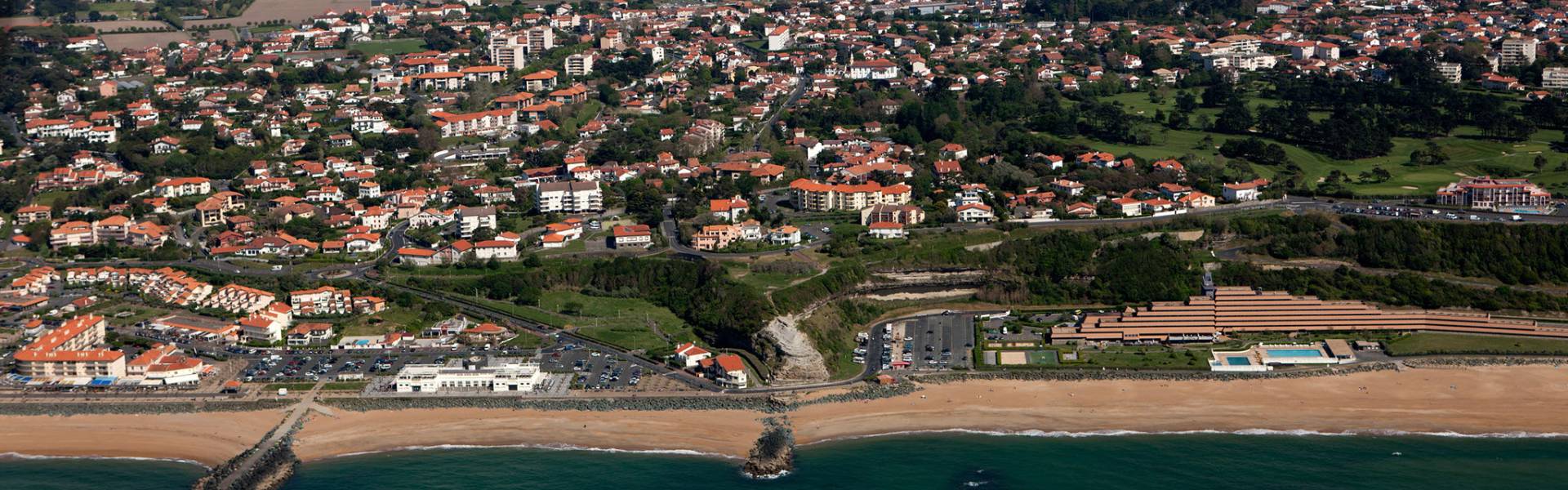 vue aérienne de anglet