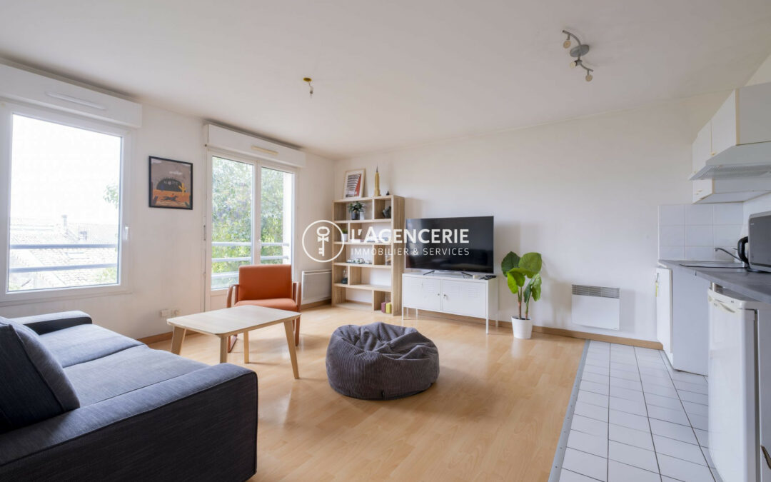 Appartement non meublé T2 de 43m² avec place de parking