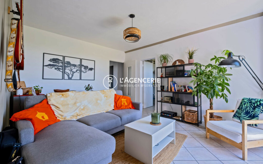 Un appartement T3 meublé de 58m² avec place de parking