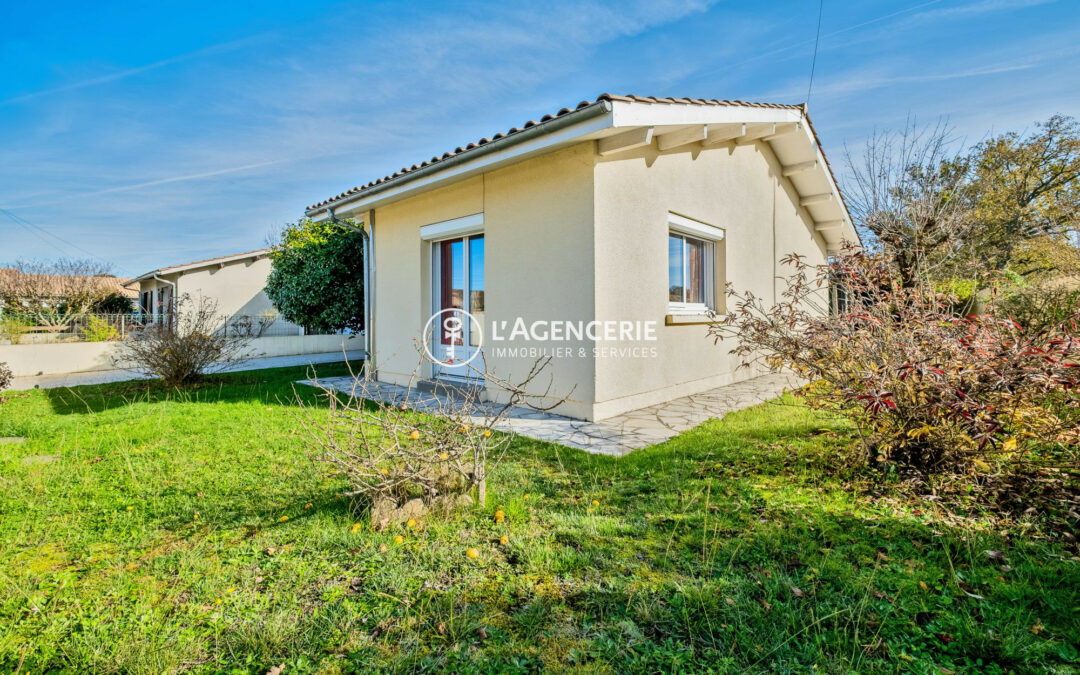 Maison 3 chambres avec garage et jardin