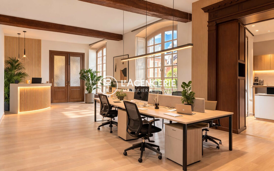 Au calme, au centre des Carmes – Bureau modulable à usage professionnel