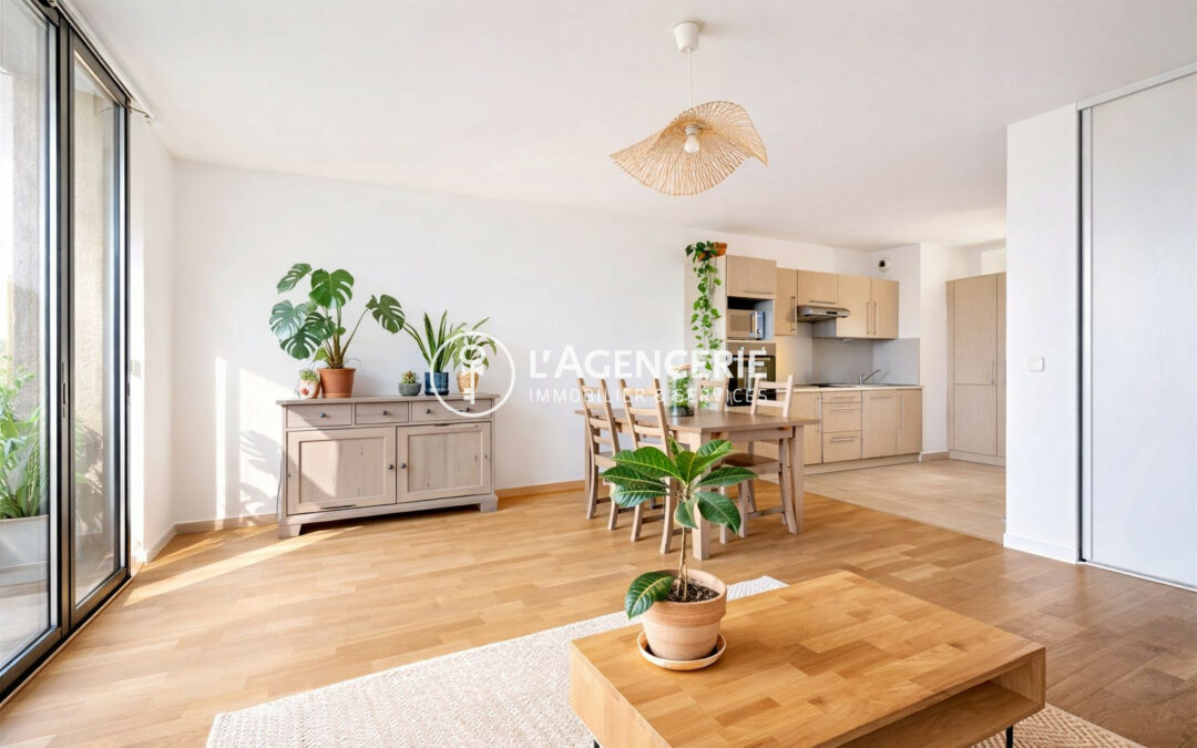 Appartement 3 pièces avec terrasse et parking privatif