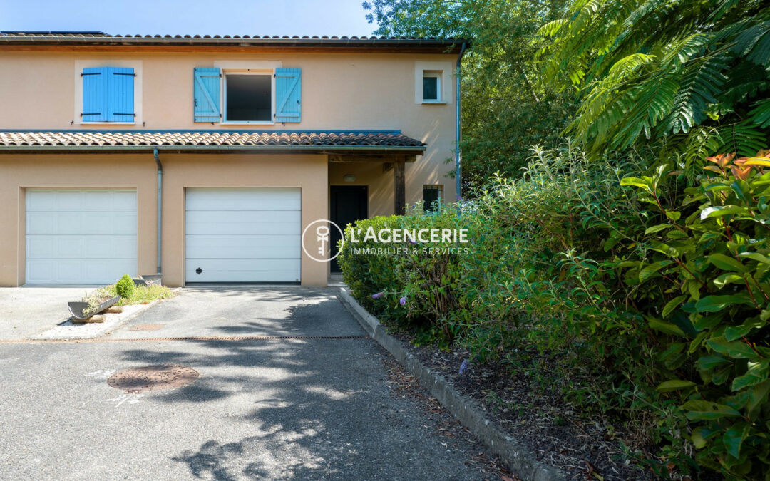 Villa T4 avec jardin privatif et garage