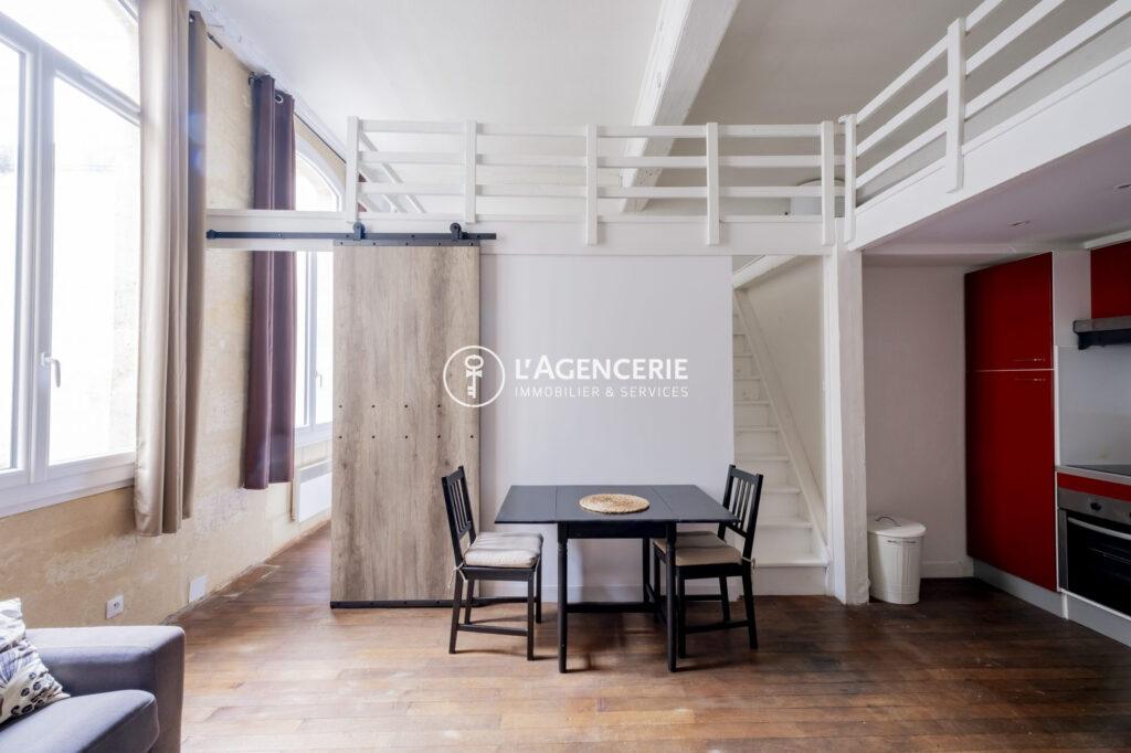 Appartement T2 avec mezzanine – Chartrons
