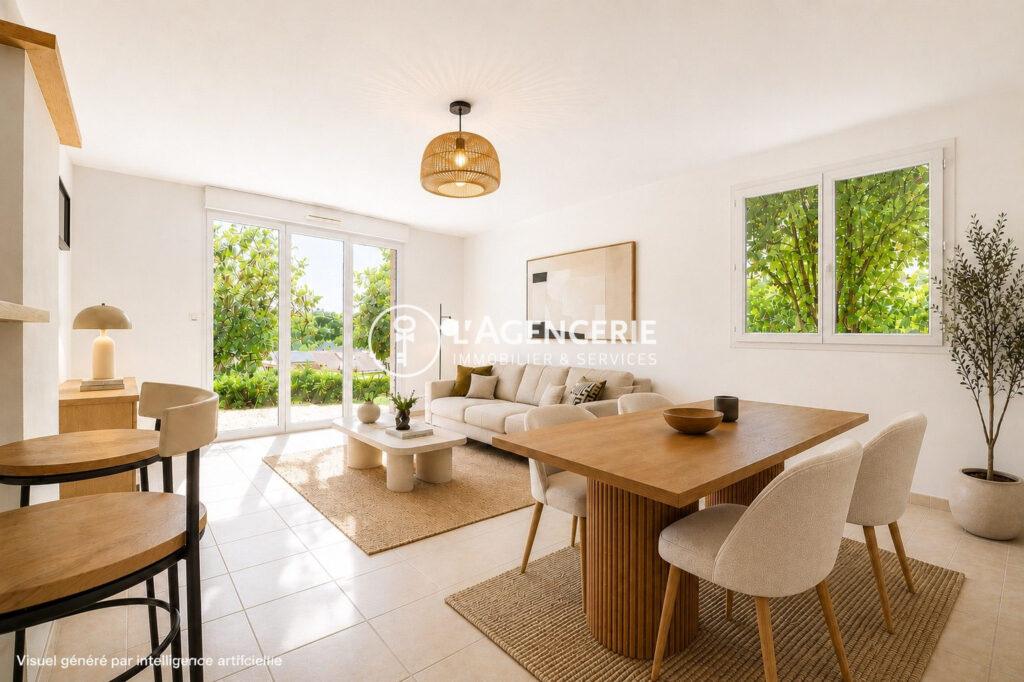 Villa T4 avec jardin privatif et garage